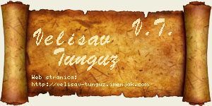 Velisav Tunguz vizit kartica